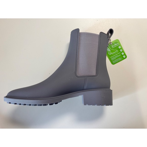 Sam Edelman Waterproof Grey Chelsea Rain Boots Women's Size 8 - Picture 2 of 6